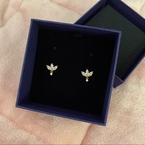 Dainty Lotus Earrings